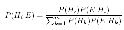 Formula to compute posterior distribution