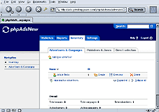 phpAdsNew advertisers and campaigns