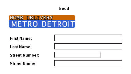 Detroit News subscription online form